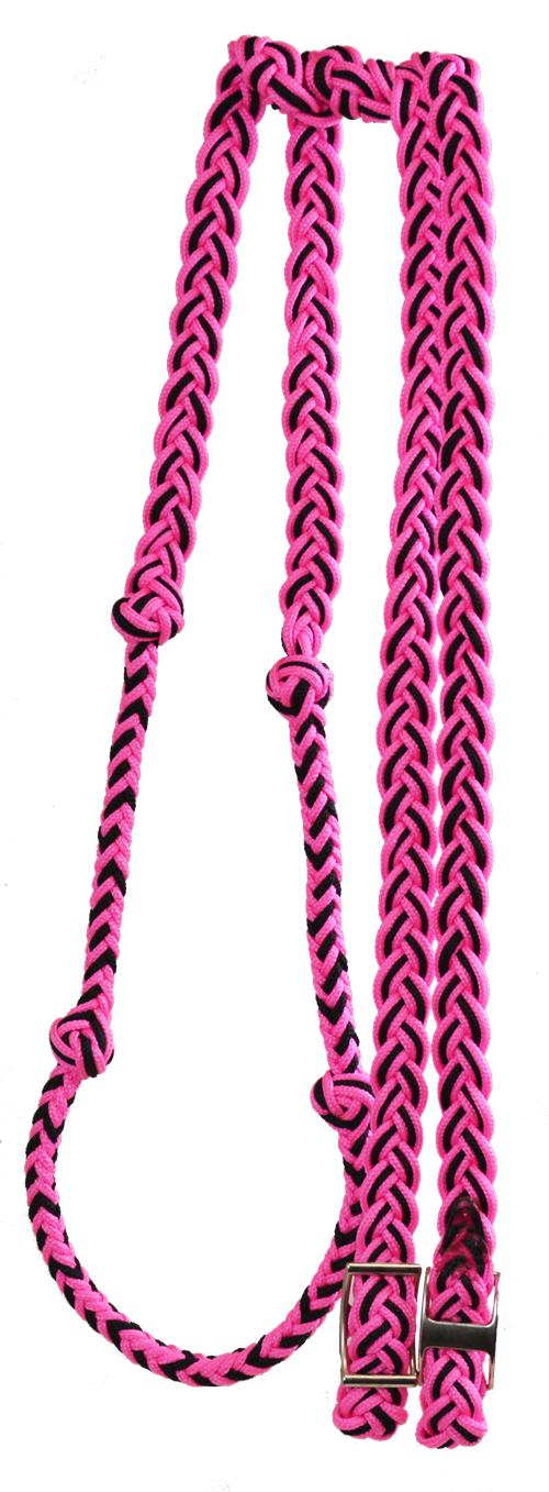 Braided Nylon Barrel Reins
