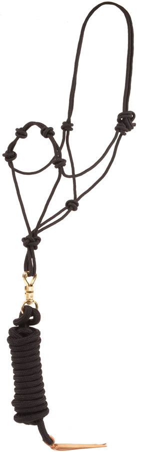 KNOTTED TRAINING HALTER - HORSEMANSHIP LEAD