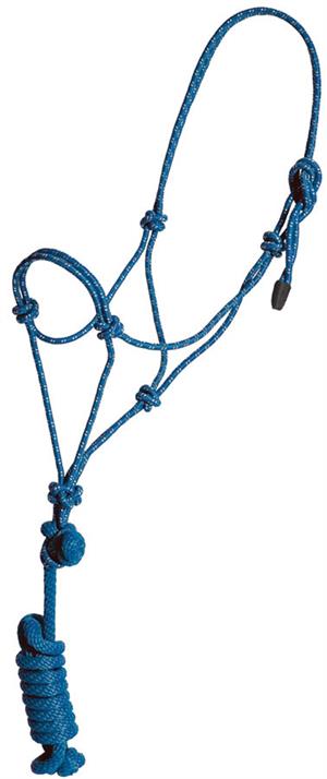 Mustang Economy Mountain Rope Halter + Lead (Horse Size)