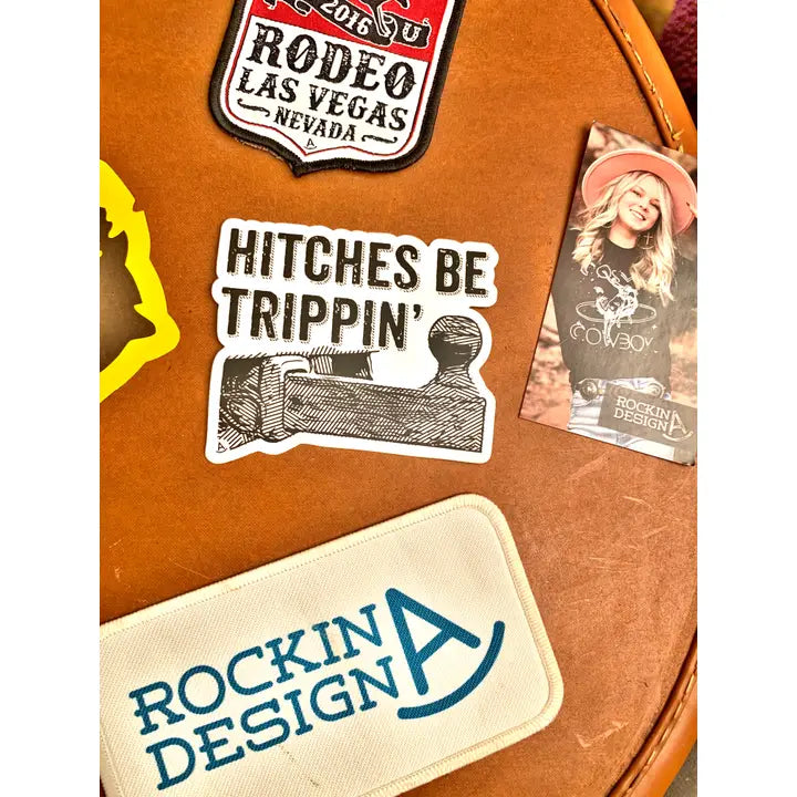 Rockin A Vinyl Stickers