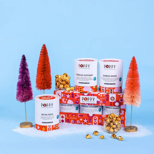 Holiday Cylinder Trio Popcorn