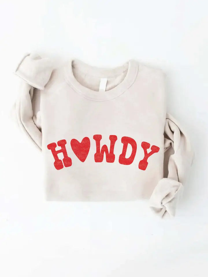 Howdy Heart Graphic Sweatshirt