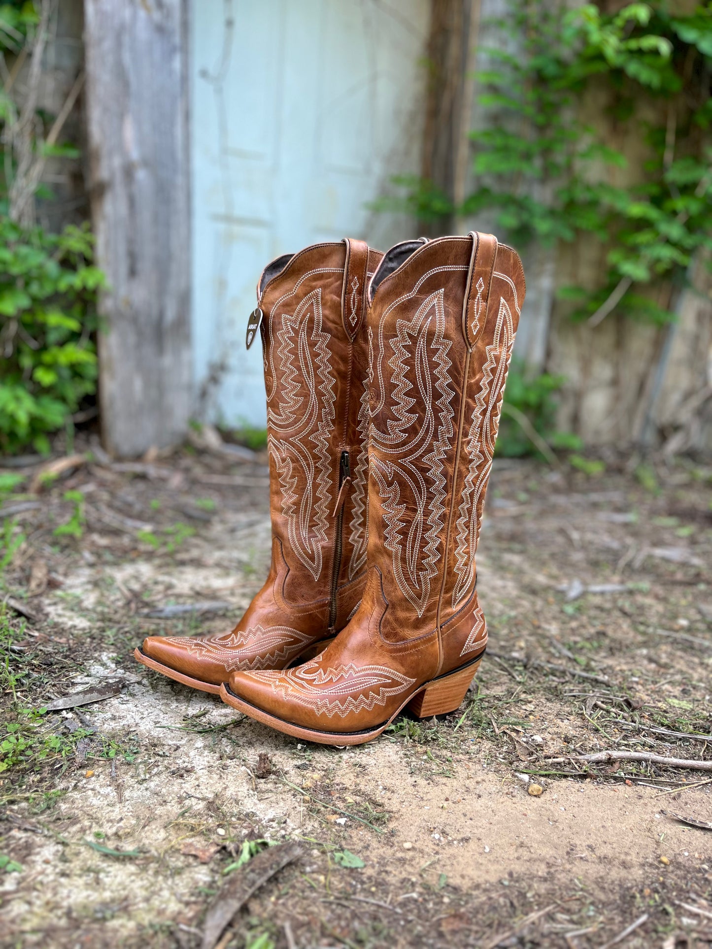 Casanova X Toe Western Boot Shades of Grain