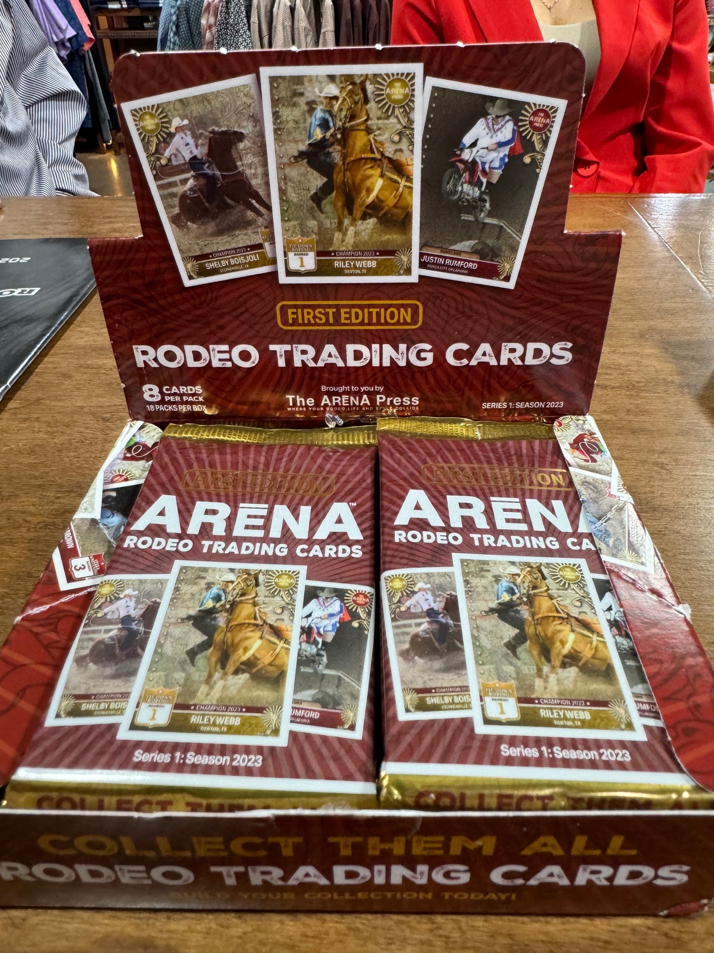 Rodeo Trading Card 8 pack
