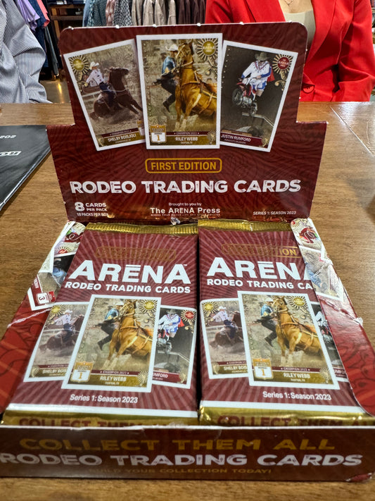 Rodeo Trading Card 8 pack