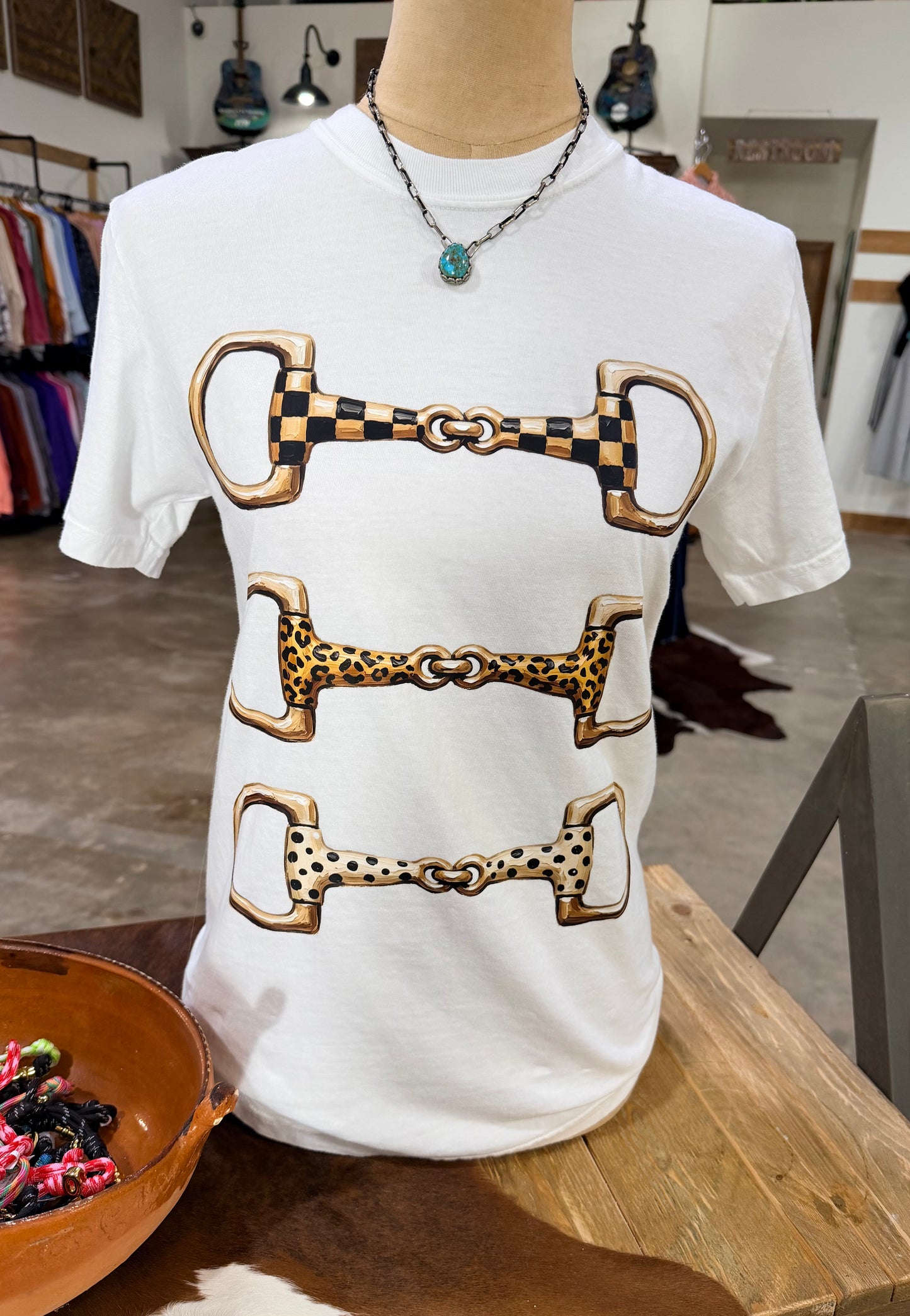 Snaffle Bit Tee White