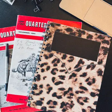 Noteworthy Meowdy Leopard Western Notebook