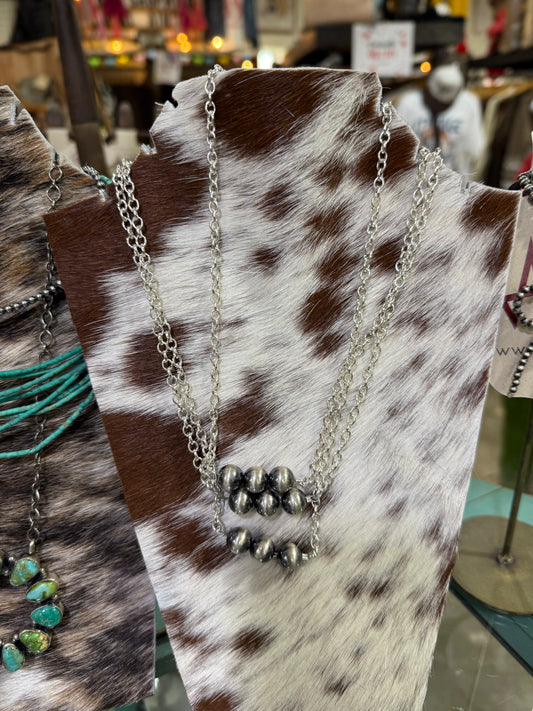 KT 3 Pearl Necklace