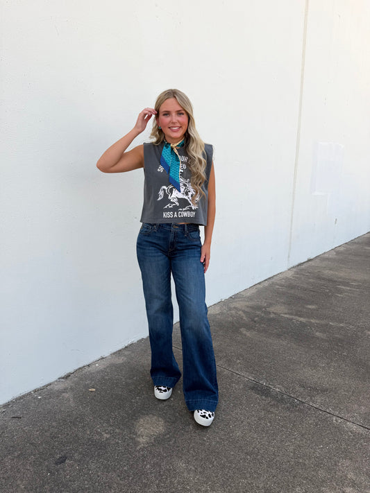 Ariat Perfect Rise Petra Flipside Wide Leg Jeans