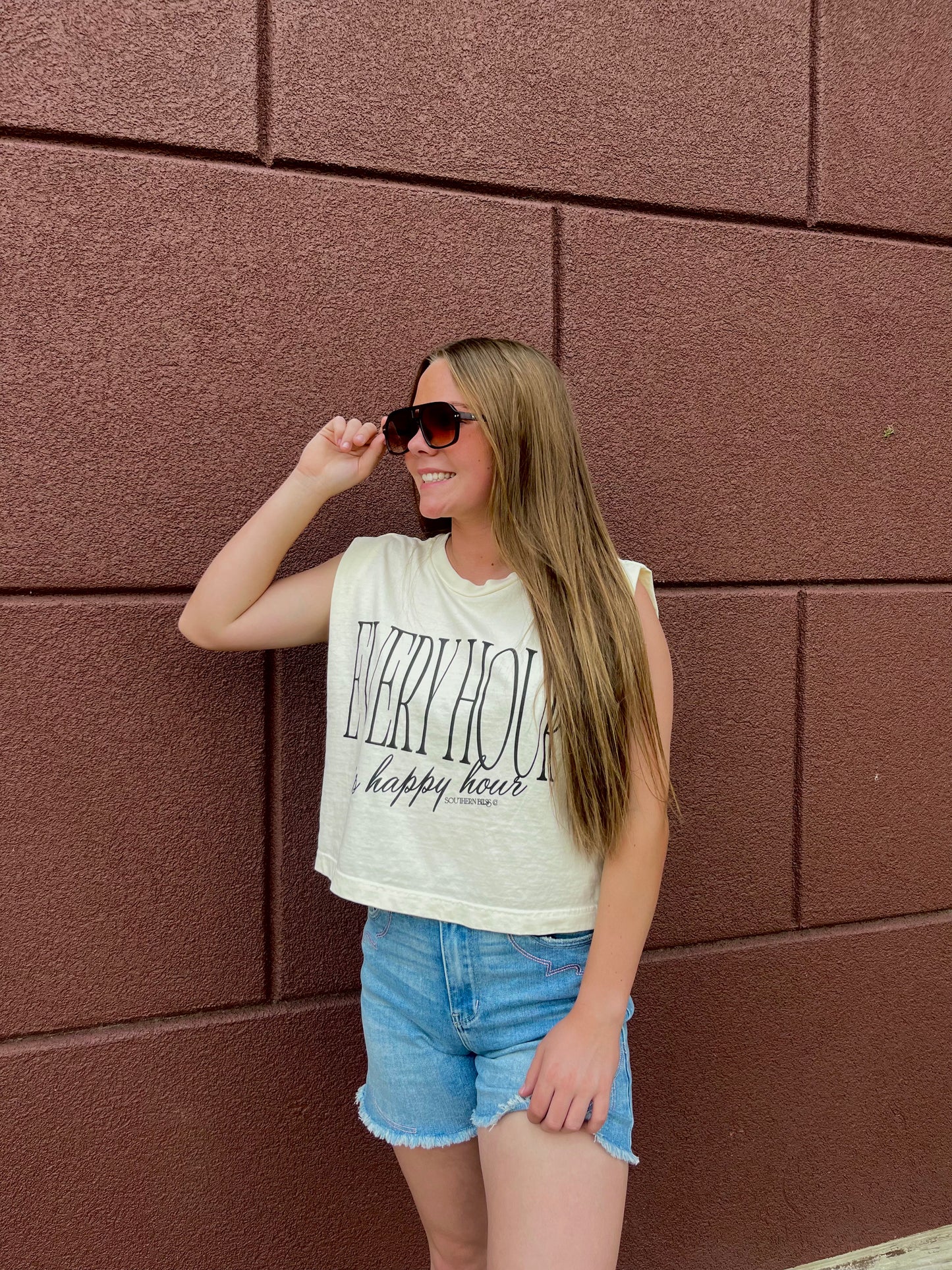Every Hour Is Happy Hour Muscle Tee