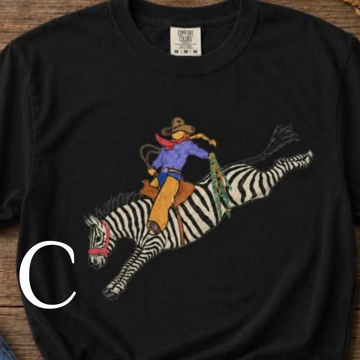 Bucking Zebra Tee