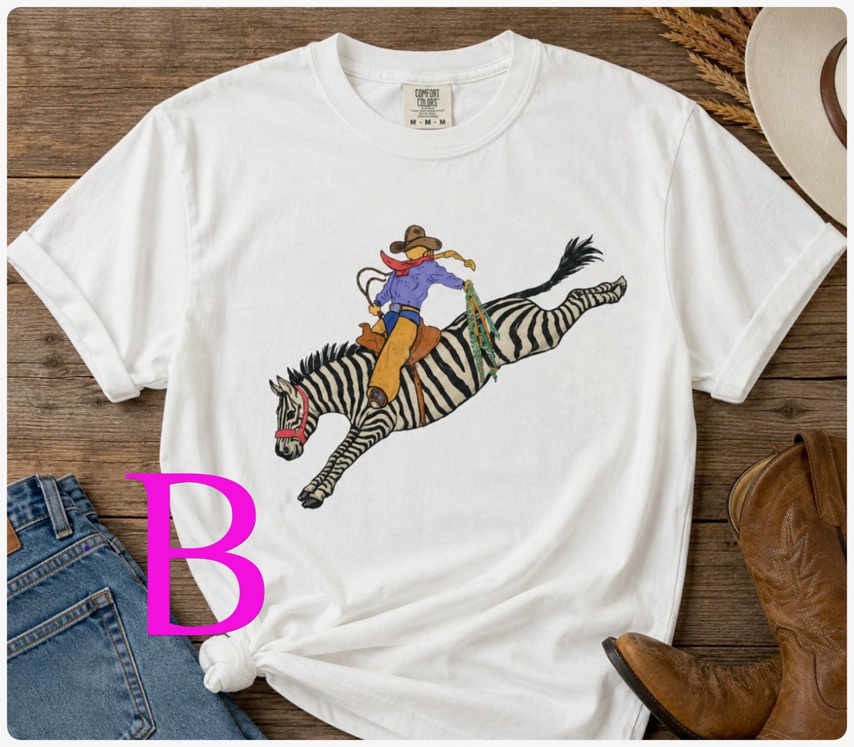 Bucking Zebra Tee