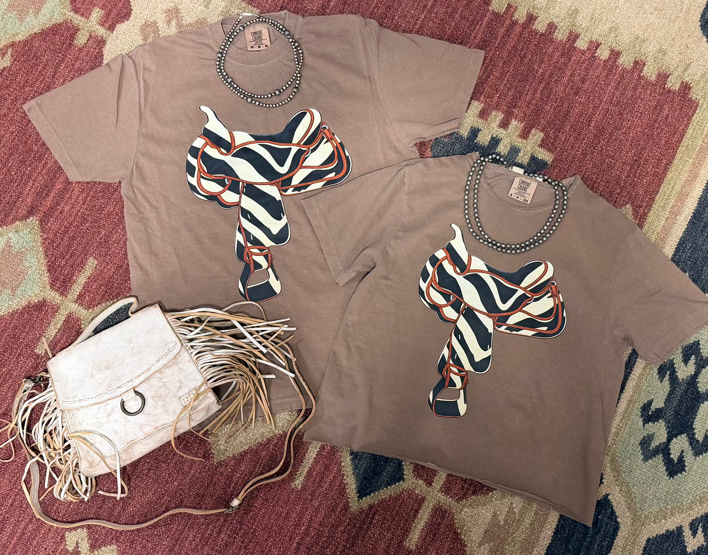 Zebra Saddle Tee