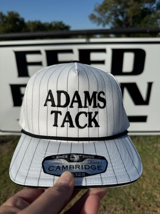 Adams Tack Pinstripe Embroidered Hat