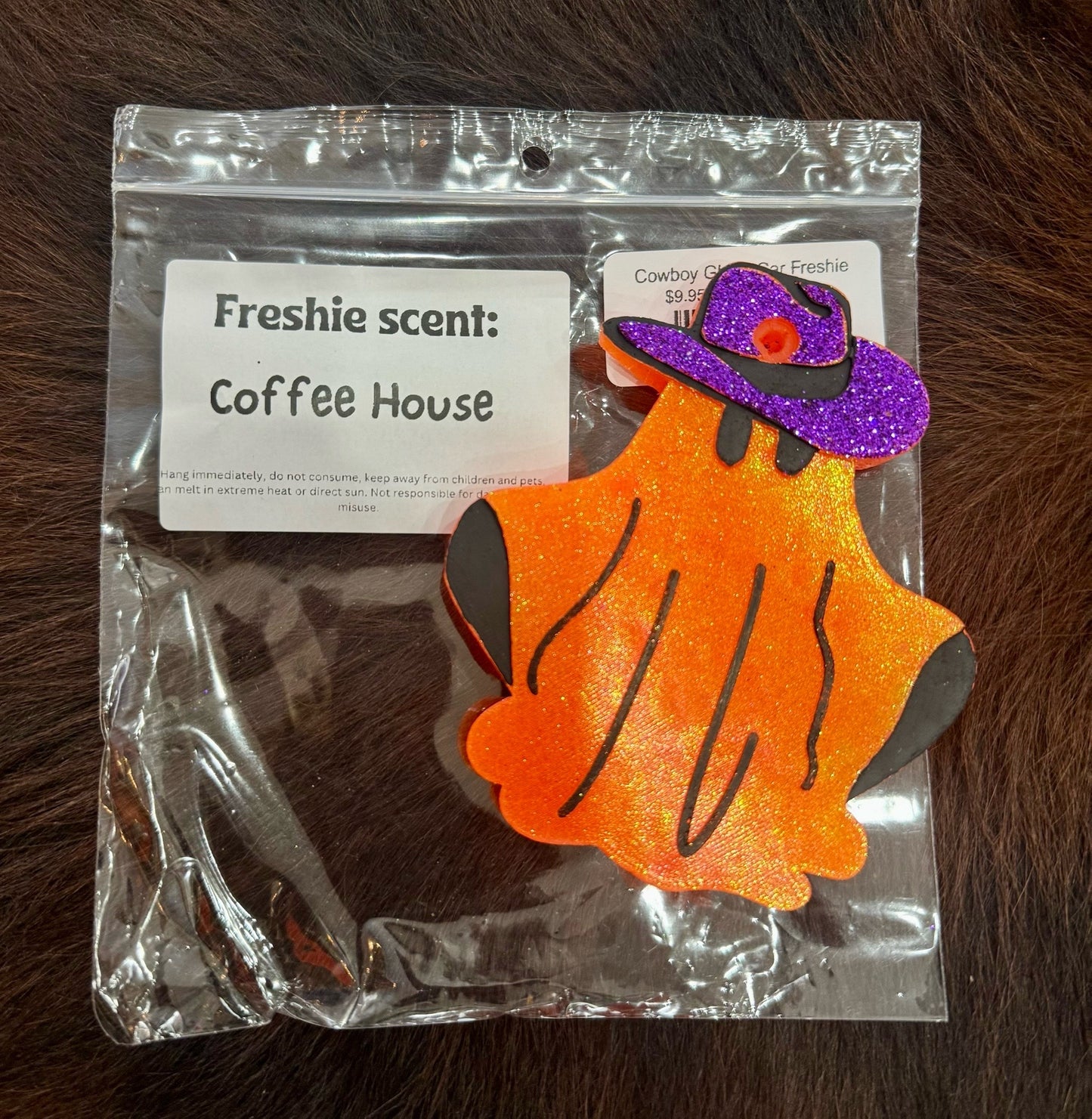 Cowboy Ghost Car Freshie