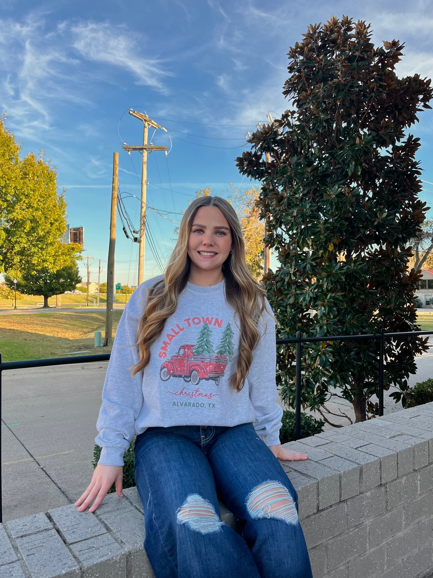 Small Town Christmas Crewneck