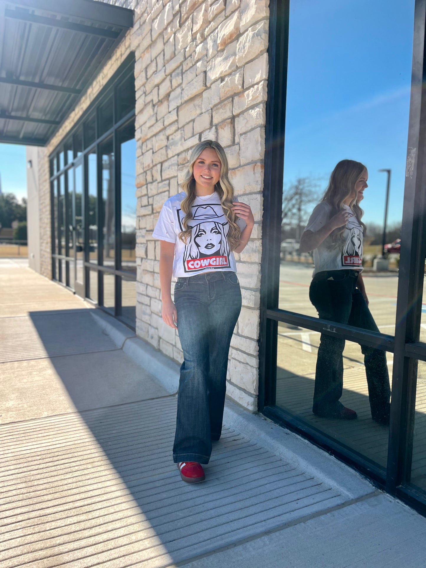 Cowgirl Distressed T-Shirt