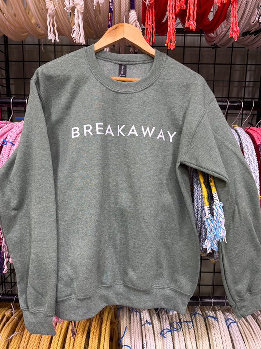 Breakaway Crewneck Heather Green