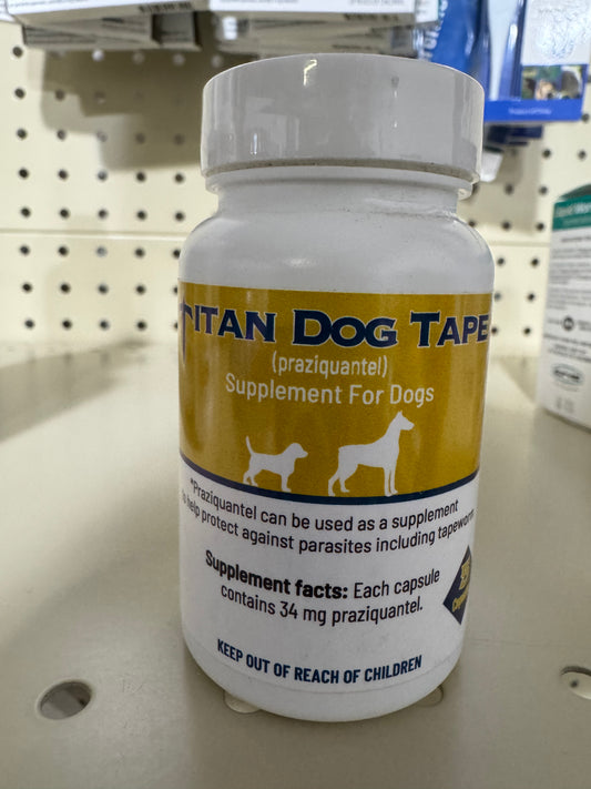 TITAN DOG TAPEWORM CAPSULES - 5 COUNT
