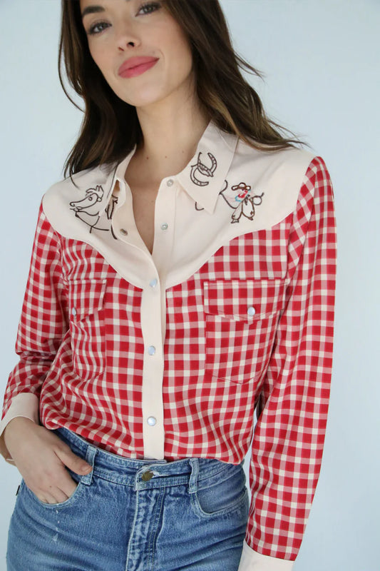 COWBOY RED GINGHAM