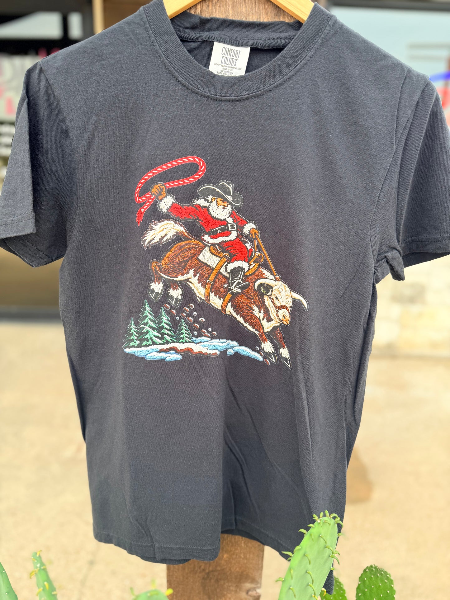 Santa Hereford Christmas Tee