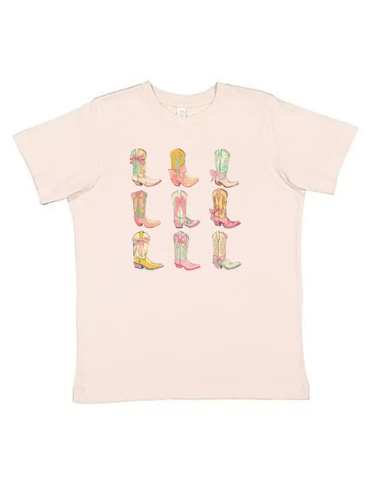 Kids and Toddler Girly Boots - Blush