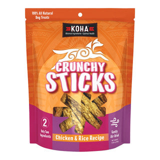 Koha Crunchy Sticks Chicken & Rice Treats Dog 10.5 oz