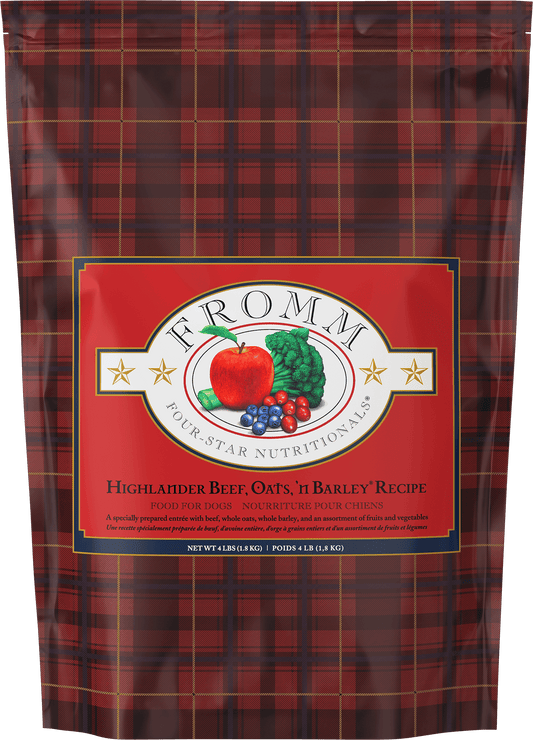 Four-Star Highlander Beef, Oats, 'n Barley® Recipe Dry Dog Food