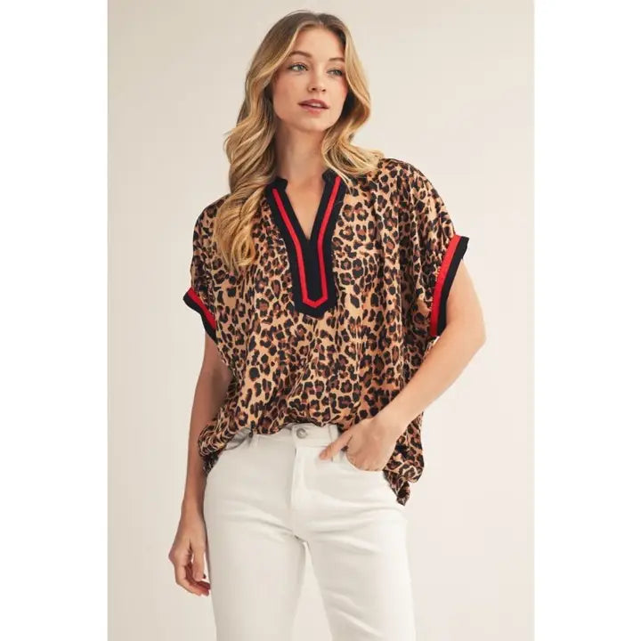 Leopard Top