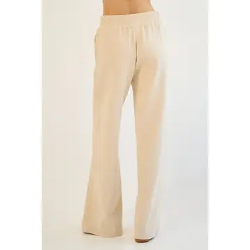 Luxe Scuba Pullover & Wide-Leg Lounge Pants Set