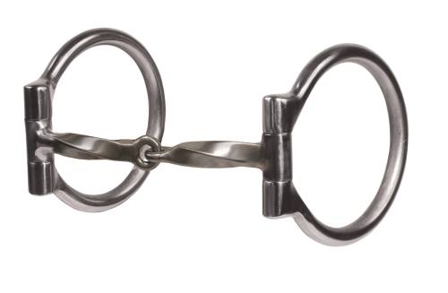 D-RING SLOW TWIST SNAFFLE EQB-813