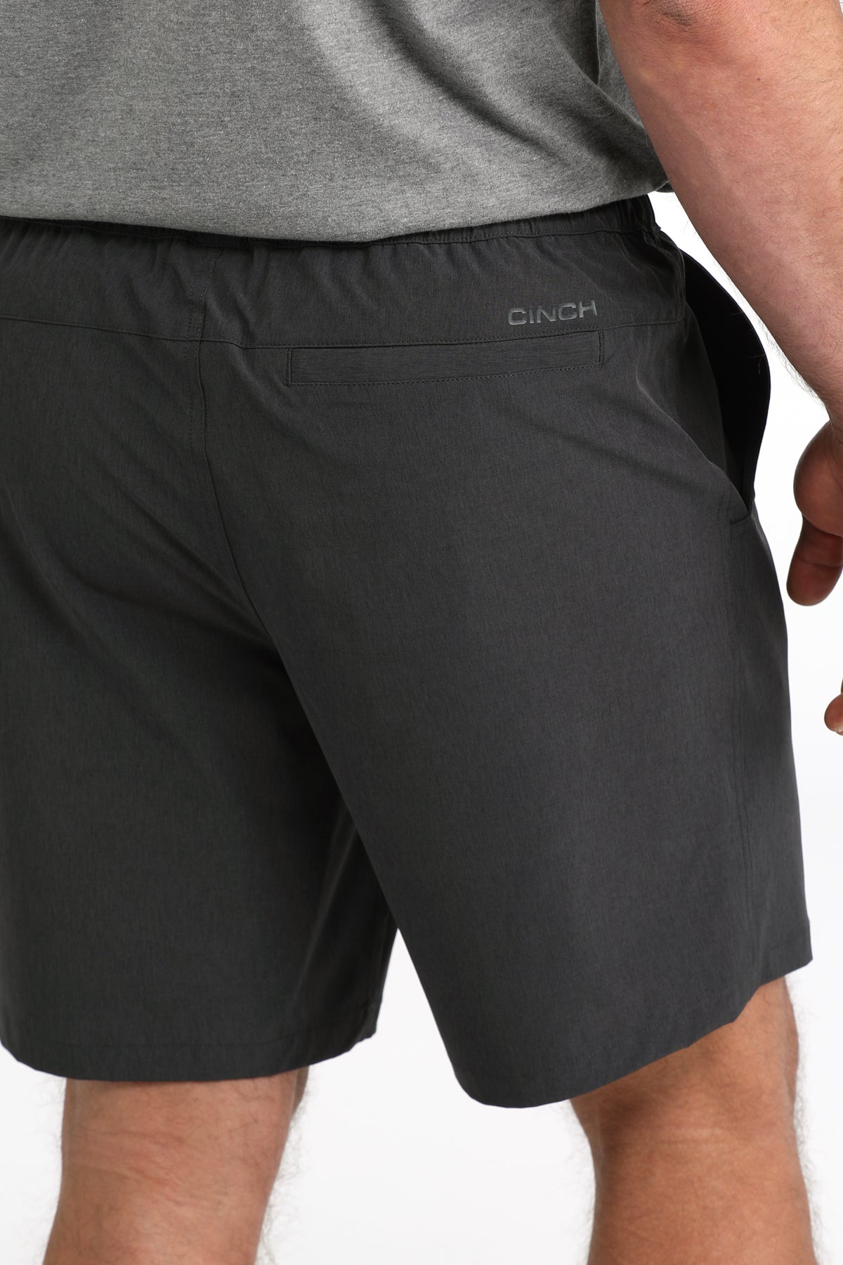 Mens Cinch Arenaflex Charcoal Shorts