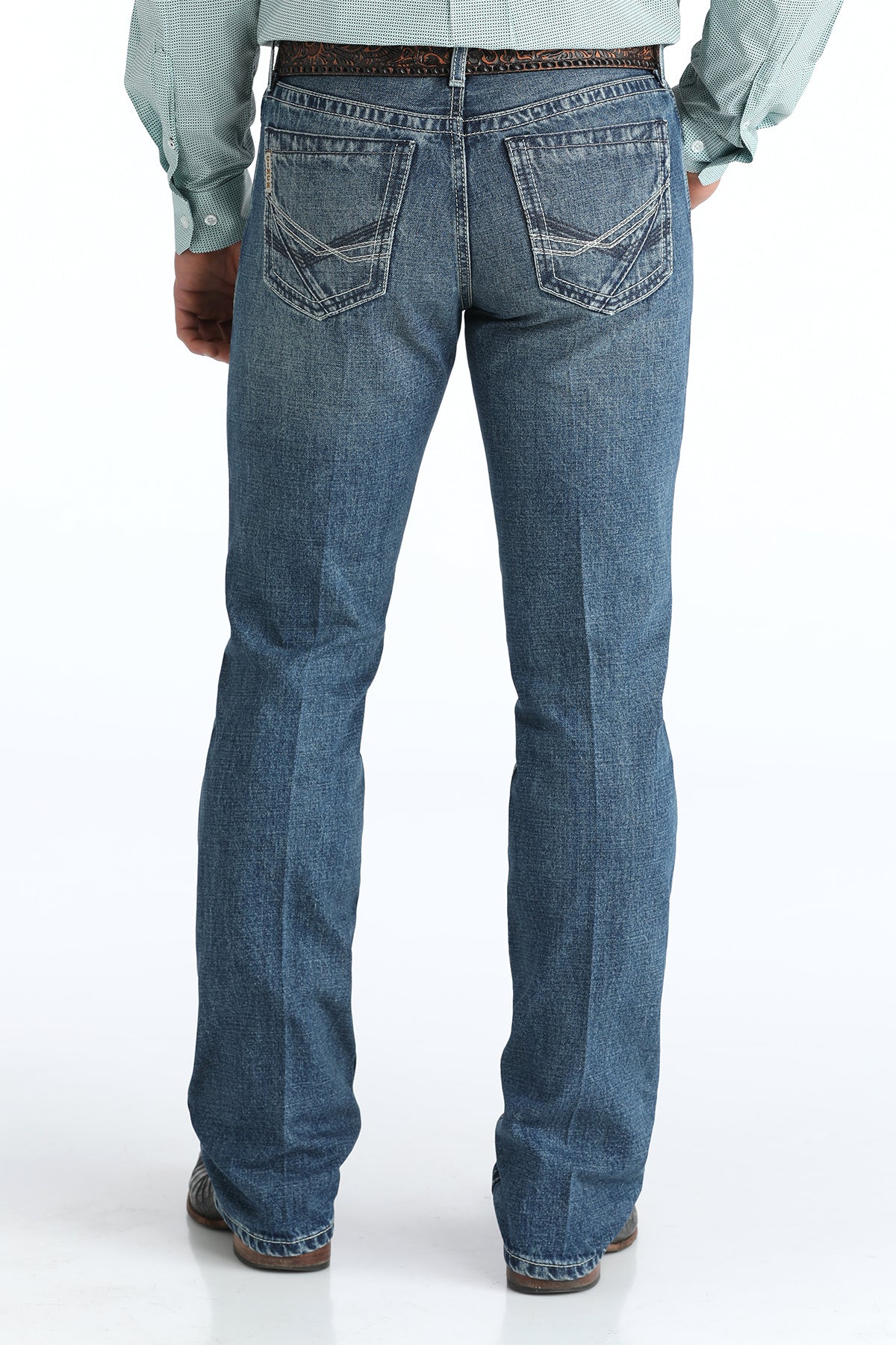 Mens Cinch Ian Medium Stone Jeans