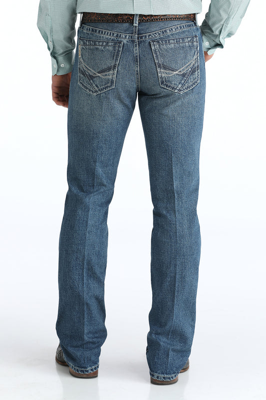 Mens Cinch Ian Medium Stone Jeans