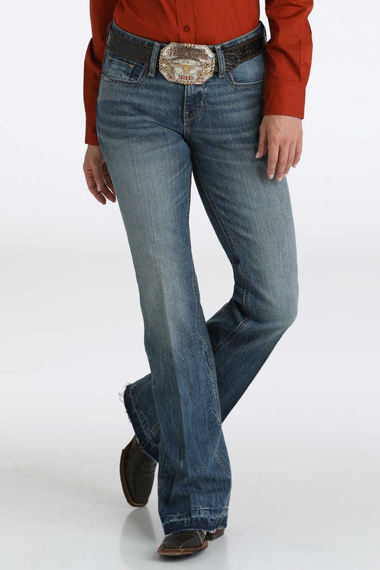 Ladies Cinch Lynden Moderate Rise Slim Trouser