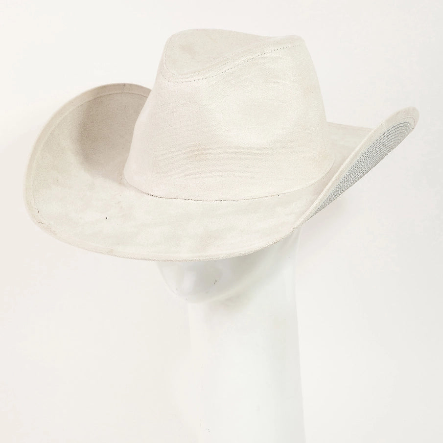 Studded Rhinestone Brim Fedora Hat