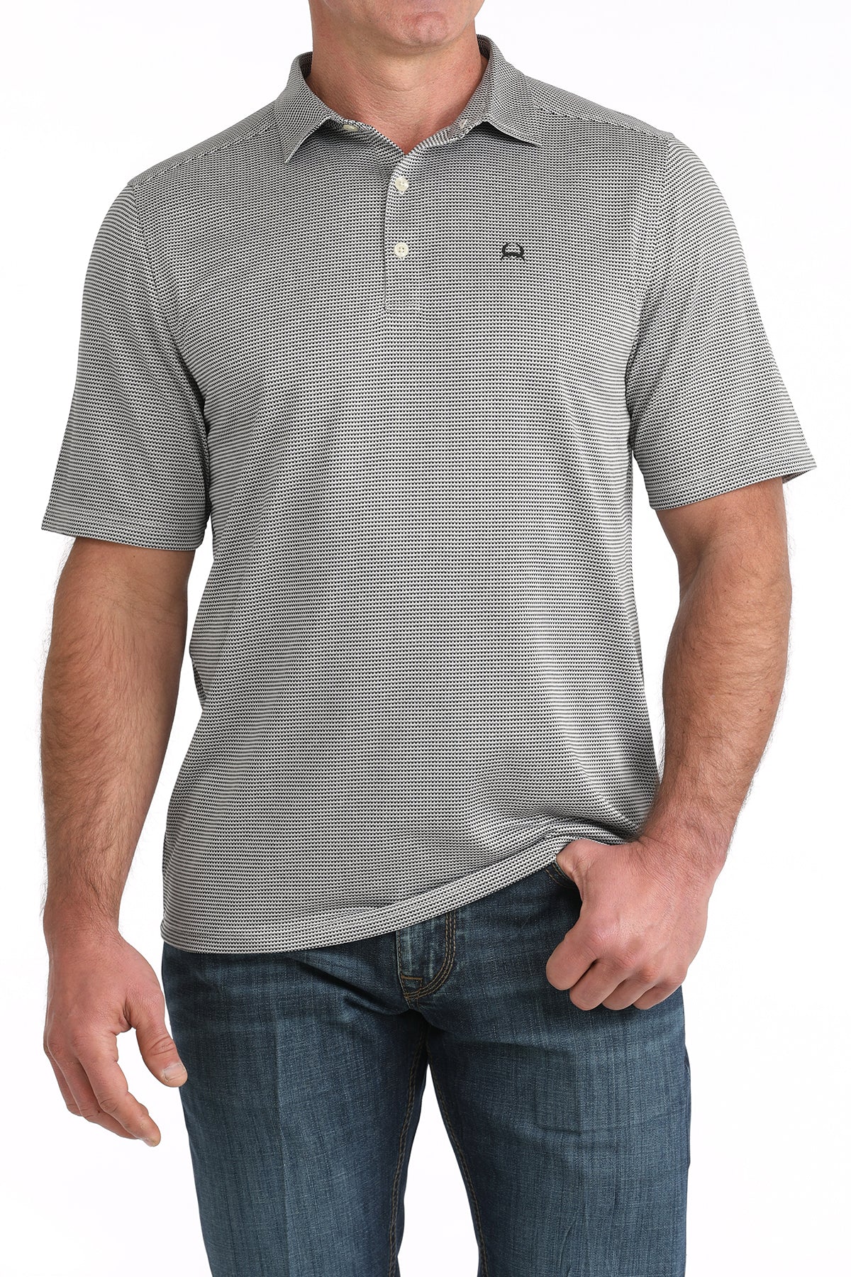 Men's Cinch Arenaflex Polo Blue