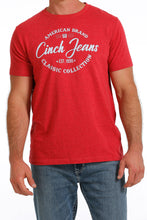 CINCH MENS HEATER RED TEE