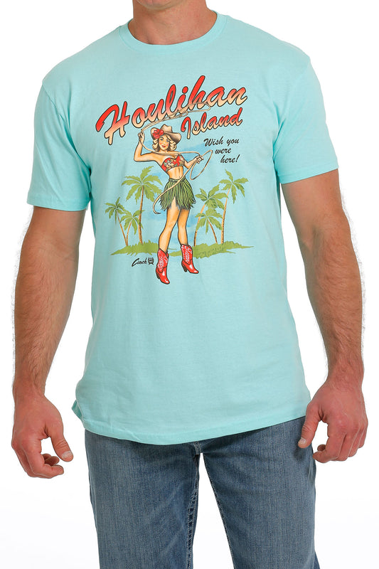 CINCH MENS S/S MINT TEE