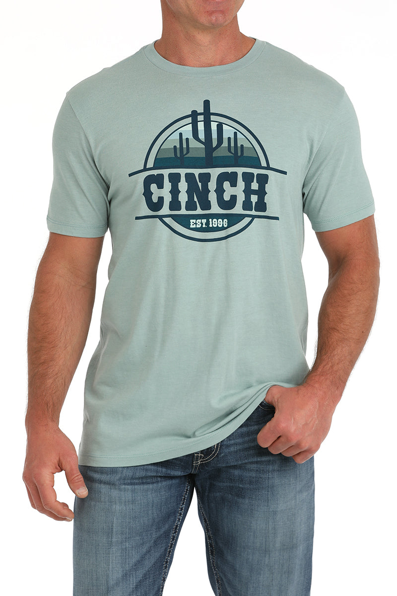Cinch Men's Green Tee