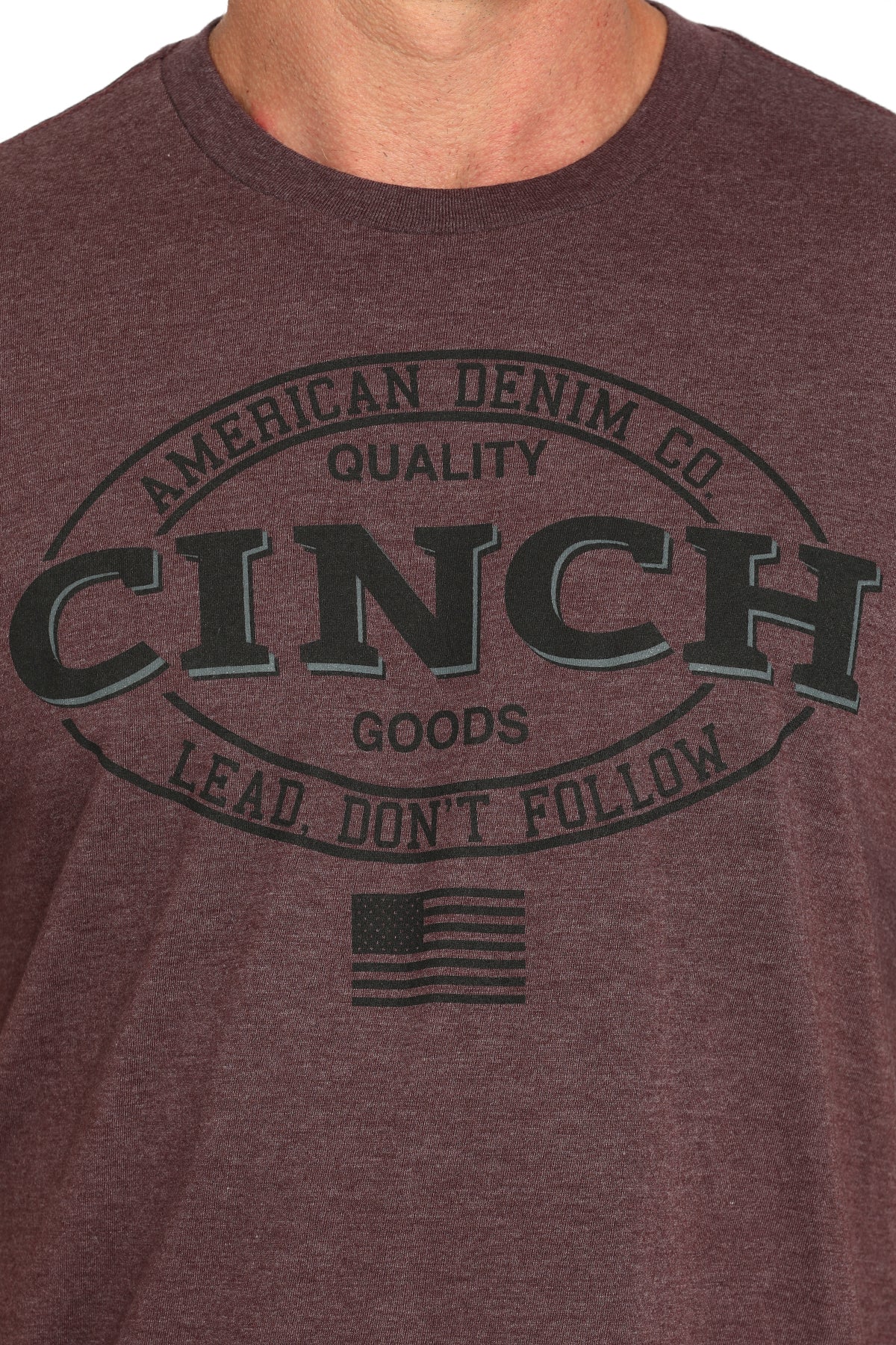 Mens Cinch S/S Purple Tee