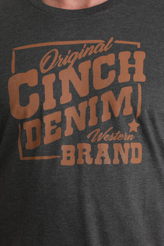 Cinch Mens Charcoal Tee