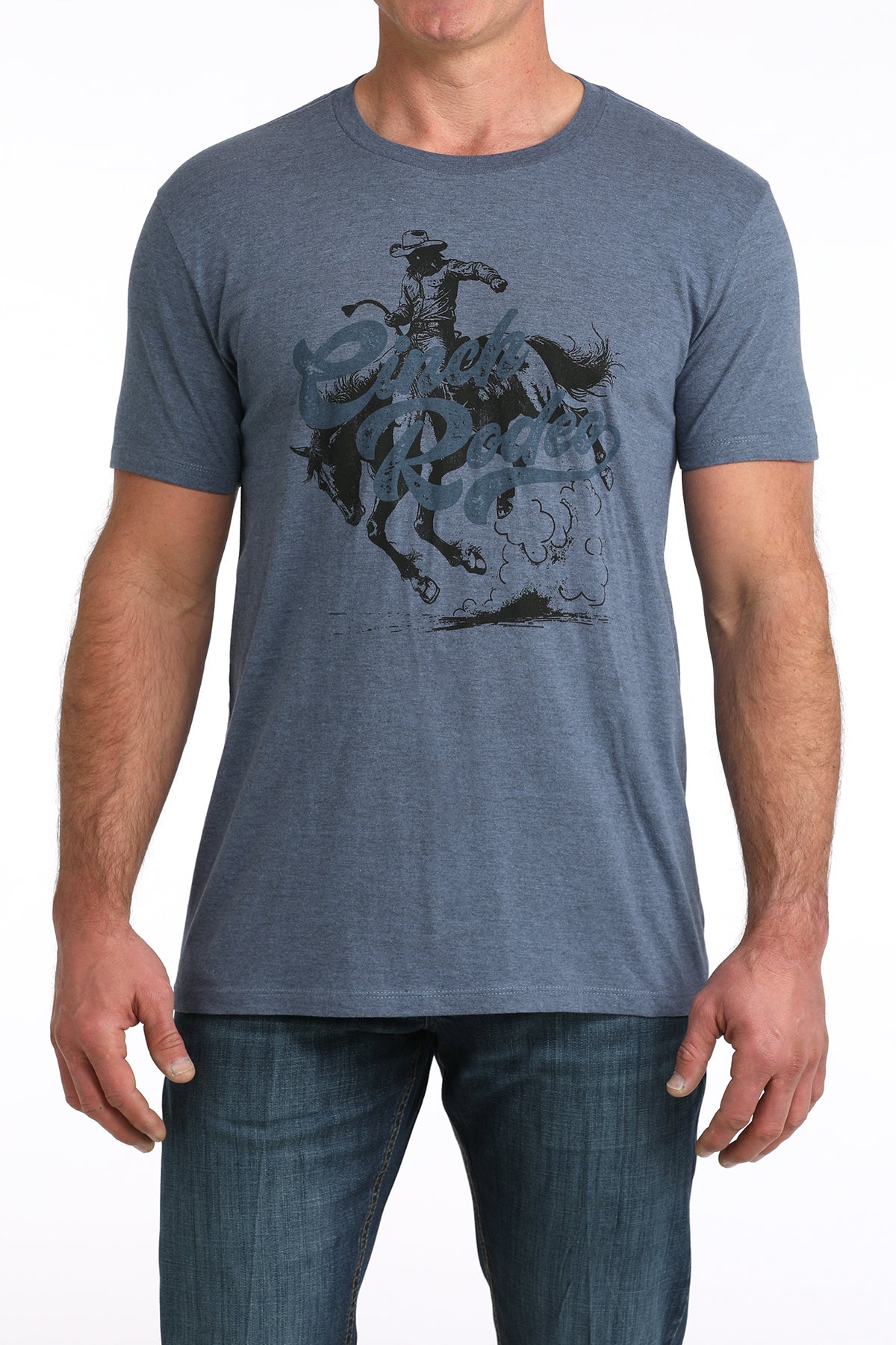 Cinch Men's Blue S/S T-Shirt