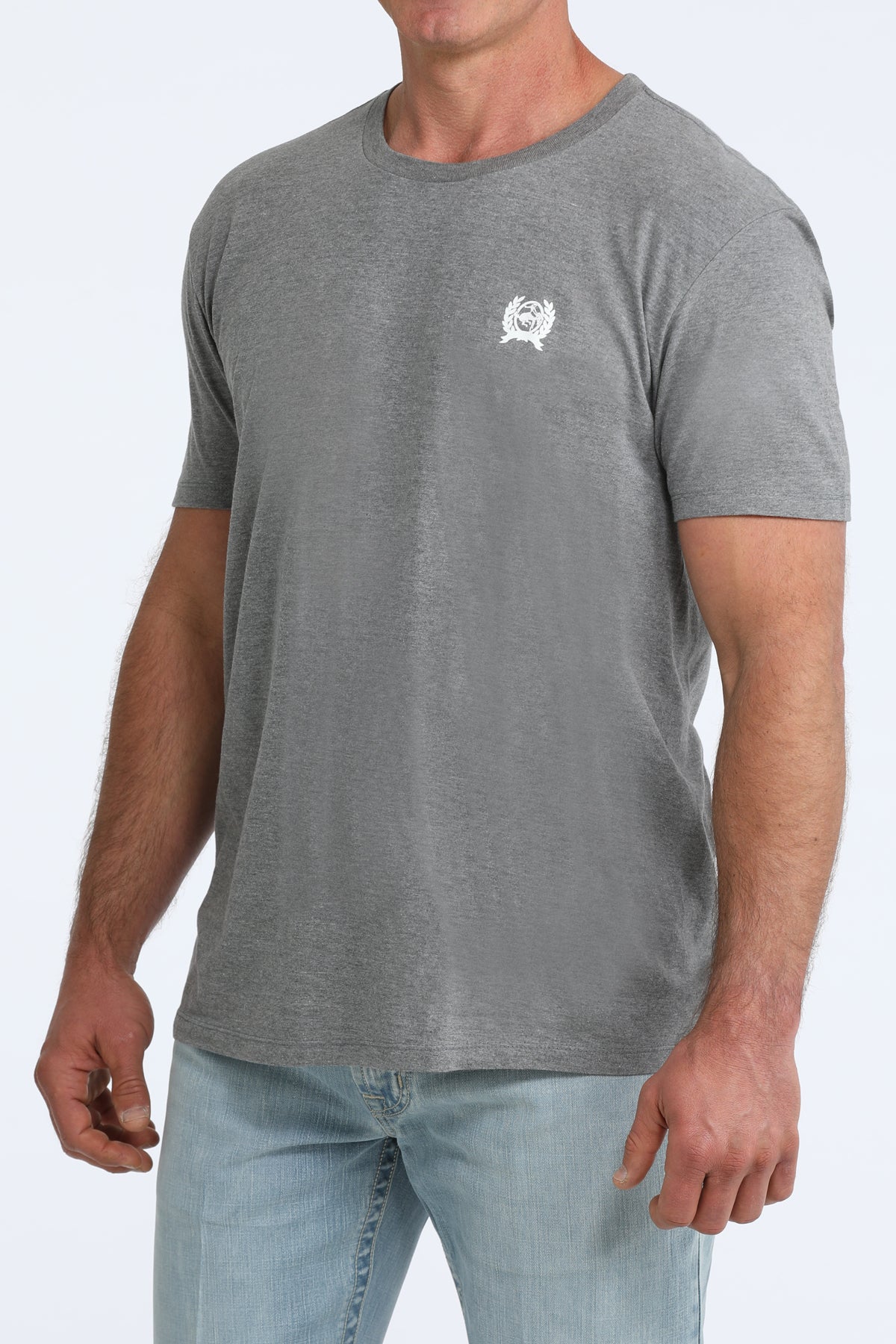 Cinch Mens Gray Tee