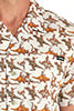 Cinch Mens S/S Dino Cowboy Camp Shirt