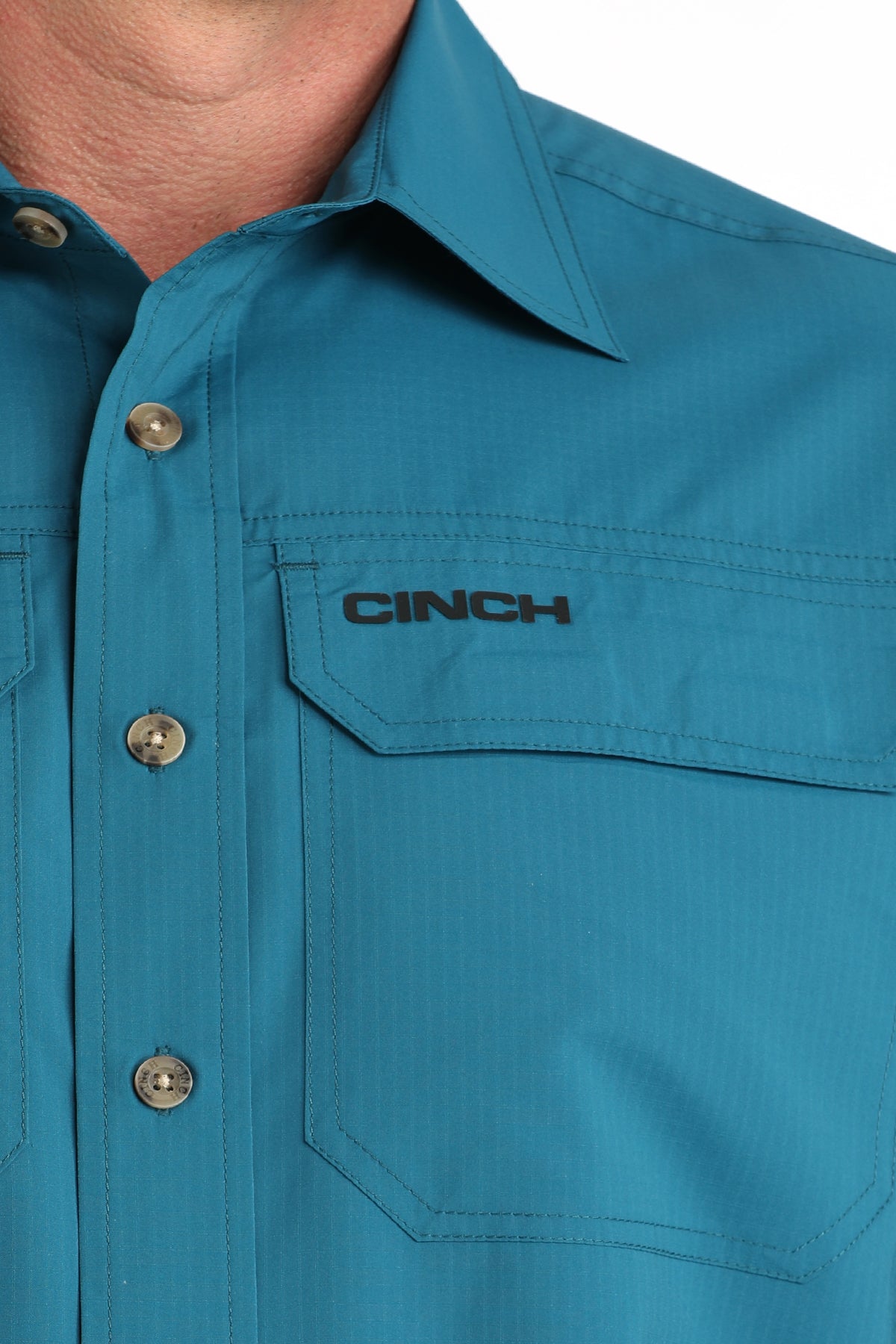 Cinch Men's Arenaflex S/S Teal Shirt