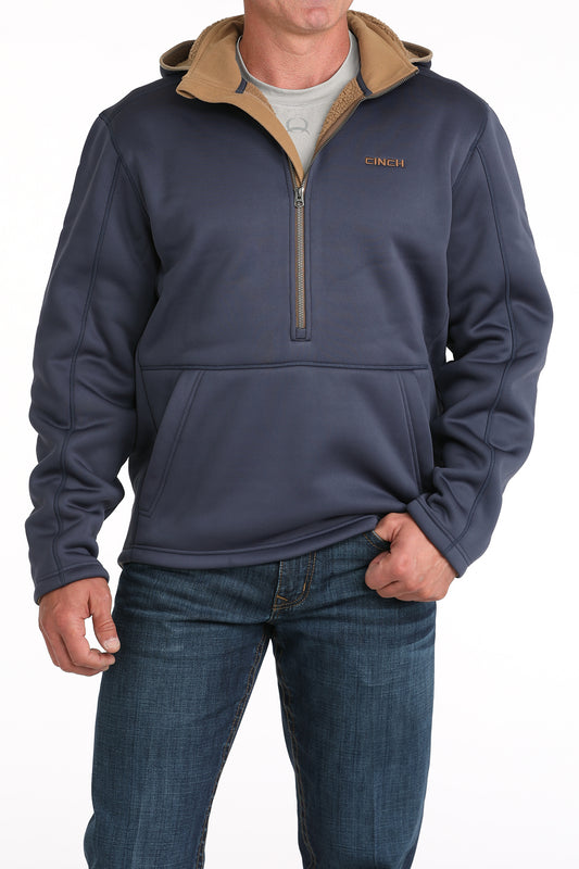 Mens Cinch Navy Sherpa Hoodie