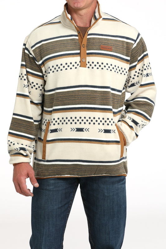Mens Cinch Polar Fleece Cream