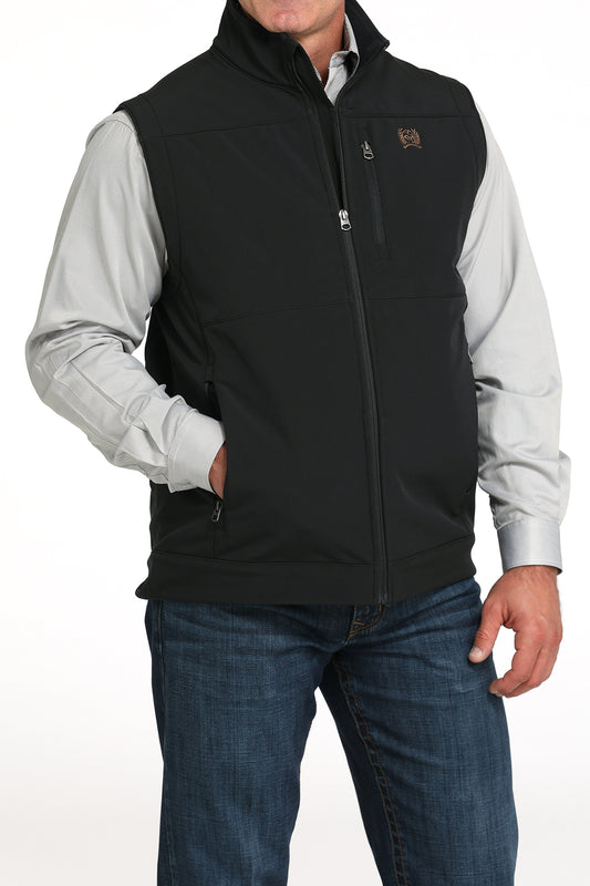 Cinch Men's Softshell Vest Black