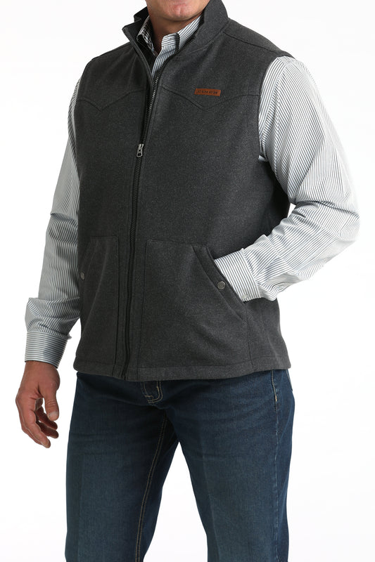 Mens Cinch Charcoal Vest